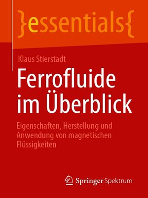 cover image of Ferrofluide im Überblick